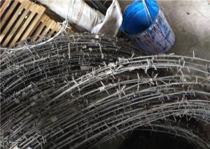 Wholesale Barbed Tape Concertina Gaucho Barbed Wire Prison High Security Spiral Barbed Wire Fence from china suppliers