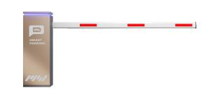 Wholesale Drop Arm Car Park Boom Gate Traffic Boom Barrier Opening Width 2.5m from china suppliers