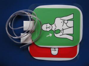 China difibrillation pad,training defibrillation electrode pad/AED Training Electrode Pad on sale
