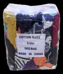 IMPA 232909 High Cotton recycled dark mixed coloured t shirt rags cleaning cloth