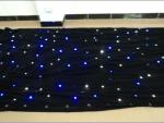 Homei hot sale blue white led star curtain for wedding decoration backdrop