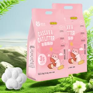 Wholesale Cassava Cat Litter Plant Eco-friendly Natural Ingredients Premium Clumping Smell Proof from china suppliers