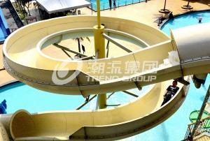 Wholesale Stainless Steel Fastener FRP Spiral Water Slides For Giant Outdoor Water Park from china suppliers