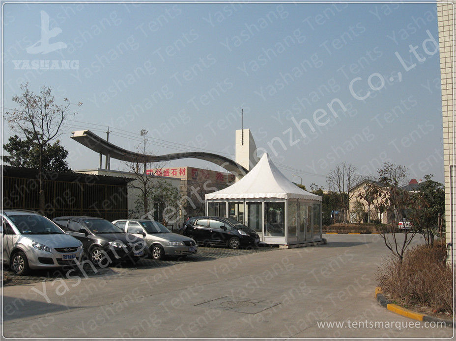 Luxury Fully Decorated 20X20 Party Tent With Sidewalls , Outdoor Party Marquee