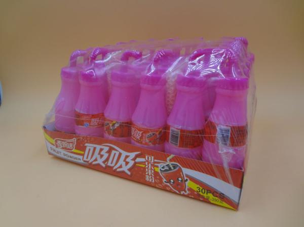 Christmas Straw Fruits Sugar Powder Candy With Powdered Sugar Dispenser