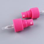 Pink Ribbed Mist Pump Sprayer 24mm Atomiser Spray Cap With Tube