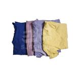 Reclaimed 20lb COLORED KNIT RAGS Absorbent Mixed Rags Cutting 100 cotton wiping