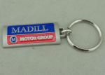 Die Casting 3D Hard Promotional Keychain Misty Nickel 2.0 Inch Custom