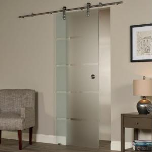 Wholesale Hotel Sliding Tempered Glass Door Hanging Glass Barn Door from china suppliers