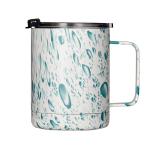 304 SS Double Wall Insulated Travel Mugs Cup With Handle 14 Oz