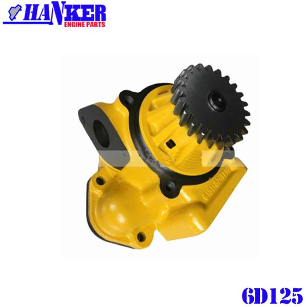 Excavator PC400-6 Diesel Engine 6D125E Water Pump 6151-62-1101 6151-62-1102 for