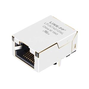 Wholesale LPJK7401DNL 10/100 Base-T Low Profile RJ45 Magjack Tab Up Without Led from china suppliers