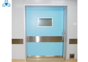 Hospital Single Leaf Door Swing Door With Air Seal And Fireproof Feature