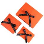 ISO9001 Folding Double Door Gift Box 1200-1400gsm Wedding Cardboard Box