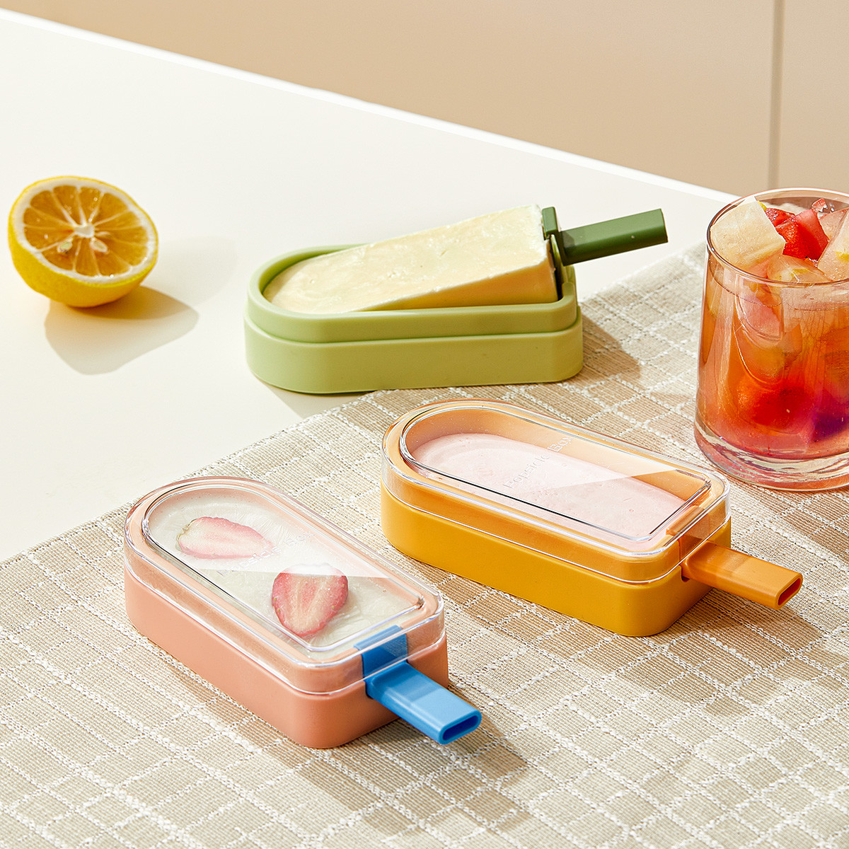 Reusable Easy Release Popsicle Mould Silicone Ice Pop Molds BPA Free Popsicle Mold