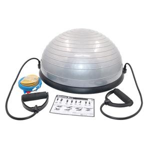 Wholesale Multiple Uses Gym Half Balance Ball With Pump 2 Removable Resistance Bands from china suppliers