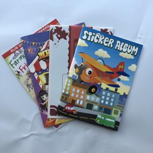 China Offset Text Book Printing Services Paperboard Sticker Book Printing For Children on sale