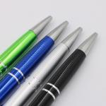 ODM Metal Aluminum Ballpoint Pens 1.0mm Press Ball Pen For Office School Writing