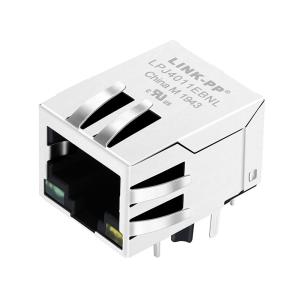 Wholesale HR913129C Single Port RJ45 Connector with Integrated Magnetics from china suppliers