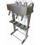 Semi Automatic Pneumatic Perfume Bottle Filling Machine With 4 Filling Heads