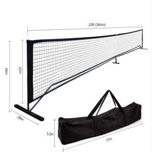 Wholesale Square Hole 22FT 36IN Portable Pickleball Net Set For Beginners Training from china suppliers