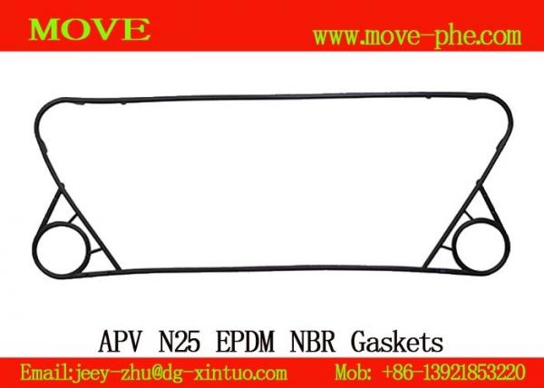 Quality Heat Exchanger Plate&Gasket replacement APV N25,N35,j092,j107,k34 NBR/EPDM plate heat exchanger gaskets for sale