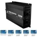 Square 3500W 220V Modified Sine Wave Power Inverter Single Output