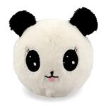Polyester Fuzzy Panda Bear Inflatable Toy Ball 9" Diameter for Children