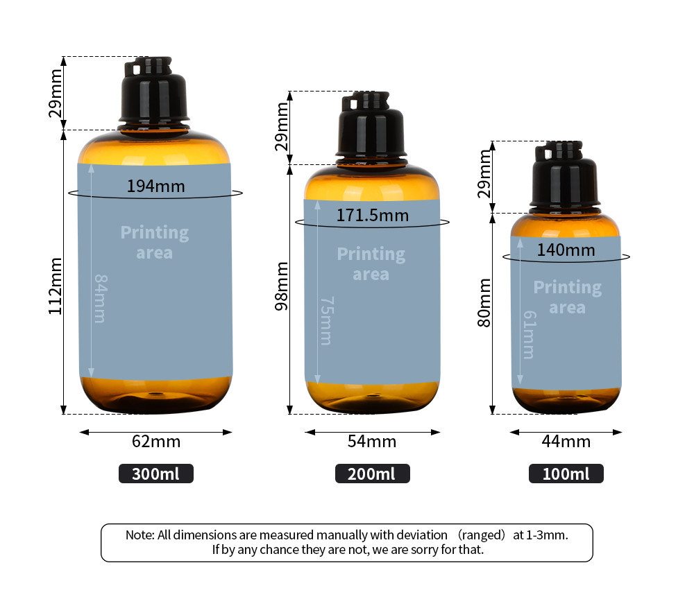 300ml Cylinder Plastic Screw Top Bottles Zimay With Flip Cap