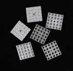 SMD3030 50x50mm 16in1 15 Degree Flexible Splicing Lens Series For Street & Area