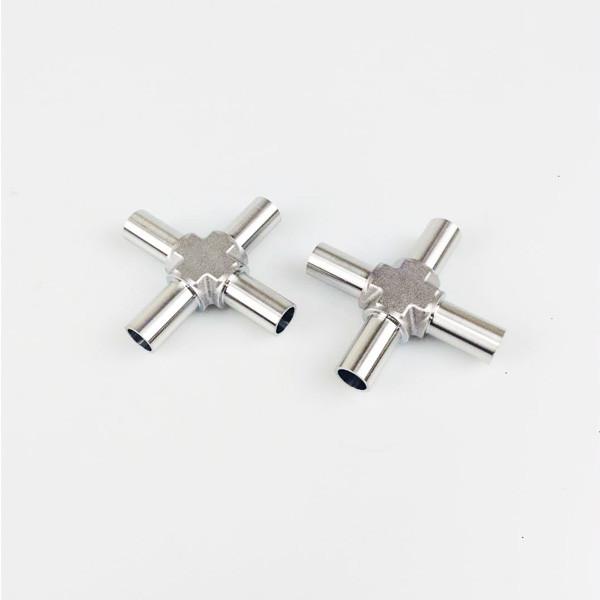 Good Price Hot Sale China Suppliers Micro Butt Weld Cross Fittings With 6mm