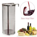 Beverage 304 316 Hops 100 200 300 Micron Beer Filter Cylinder With Handle