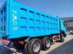 375HP Secondhand Peacock Blue Sinotruck HOWO 6*4 Dump Truck with Euro 3/4/5