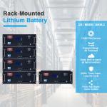 RS485 Lithium Battery Module Rack Mount Lifepo4 Battery For Solar Pv System