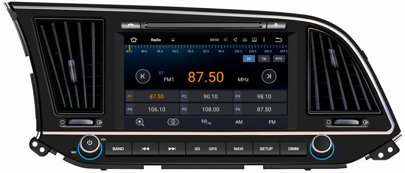 Ouchuangbo 8" autoradio multimedia stereo android 7.1 for Hyundai Elantra 2016 with reverse camera Bluetooth Phone