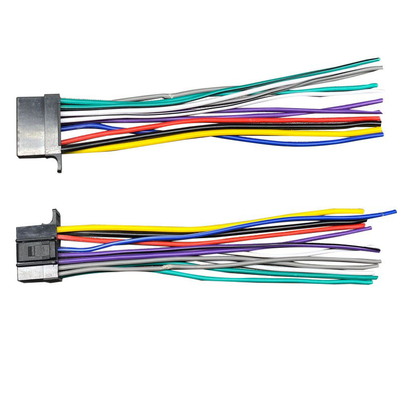 2.54mm Pitch 8 Pin to 8Pin Car Stereo Radio Plug Cable Wire Harness with JST Connector