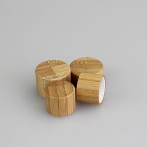 Wholesale 24mm 28mm Bamboo Screw Cap For Cosmetic bottle Disc Top Closures Cream Bottle Cap from china suppliers