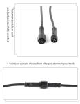 Customized M10 Pvc Male And Female Head Wrapped Adhesive Street Lamp Shared