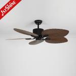 Low Noise Decorative Tropical 5 Blades Ceiling Fan Large Airflow Energy Saving