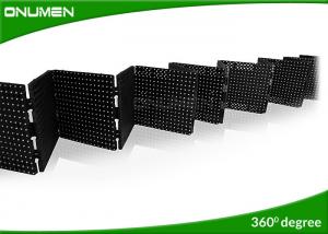 China Slim Foldable LED Screens Pixel Pitch 6mm Flexible Video Screen Wall 320W / Sqm on sale