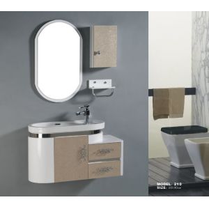 Buy cheap 80 X48/cm PVC bathroom cabinet/ wall cabinet /white color with mirror for from wholesalers
