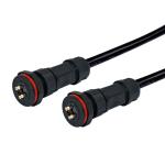 IP68 Outdoor Waterproof Cable Connector 2pin Assembly LED Lightning