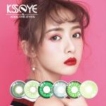 Odm 3 Tone Colored Himalaya Green Contact Lens 14mm For Dark Eye