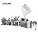 CE Certified Cutlery Set Packaging Machine 80-120 Pack / min Speed For Country