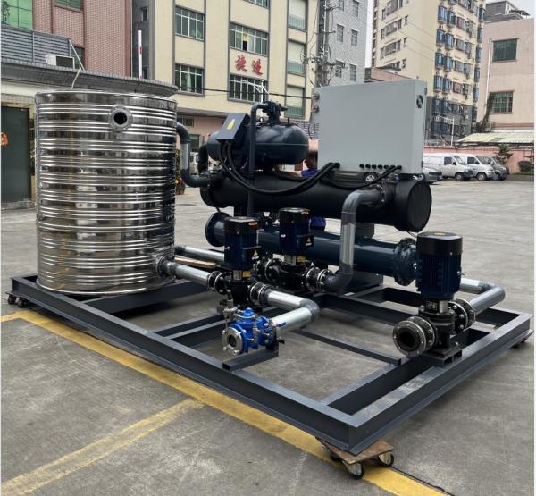 JLSW-90D Water Chiller Machine , Water Cooled Screw Chiller For Fishery