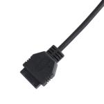 20P Female USB 3.0 Type-C to IDC Adapter Cable Internal Resistor Black PVC Wire