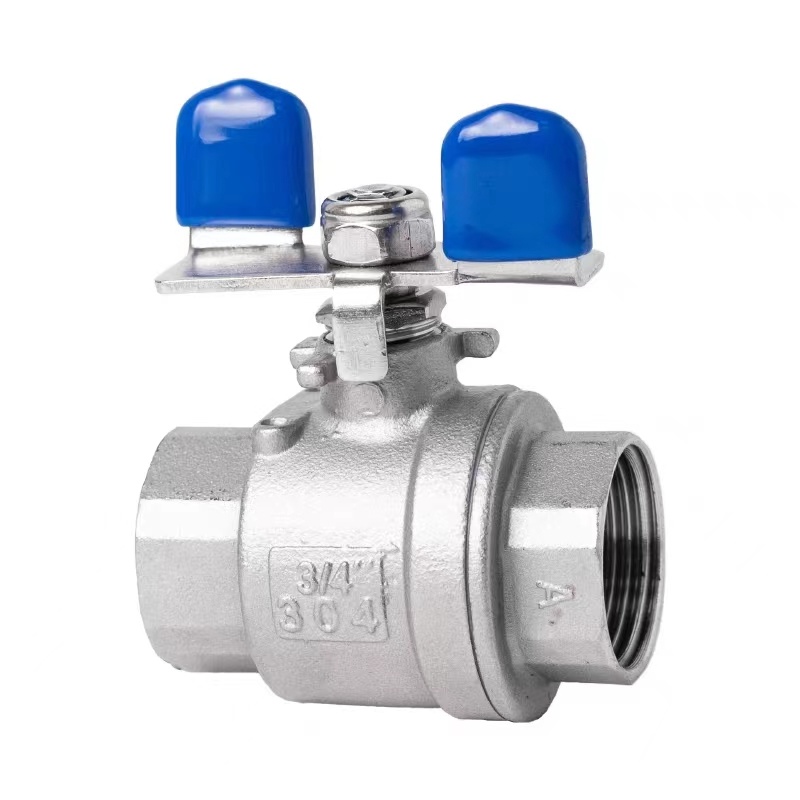 NPT/BSPT/BSPP Thread End Industrial 2PC Stainless Steel Manual Floating Ball Valve
