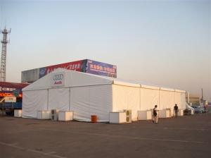 Wholesale Long Life Span Fabric Structure White Canopy Tent 18mx30m 100km/h from china suppliers