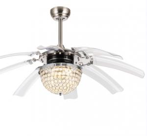 Wholesale Modern 48 Inch 8 PC Blades High Quality AC Motor LED Ceiling Fan from china suppliers