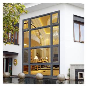 Wholesale Double Glazing Bulletproof Aluminium Frame Windows Commercial With Mosquito Net from china suppliers